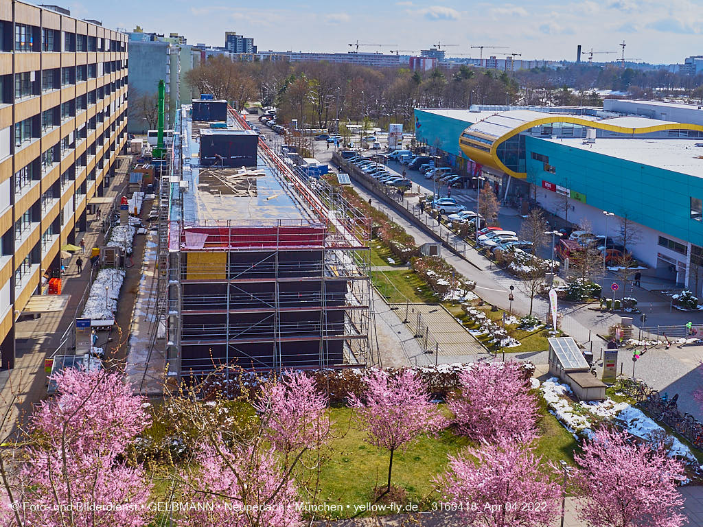 04.04.2022 - Baustelle Montessori Schule in Neuperlach