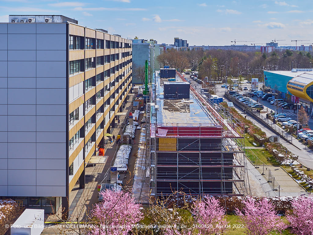 04.04.2022 - Baustelle Montessori Schule in Neuperlach