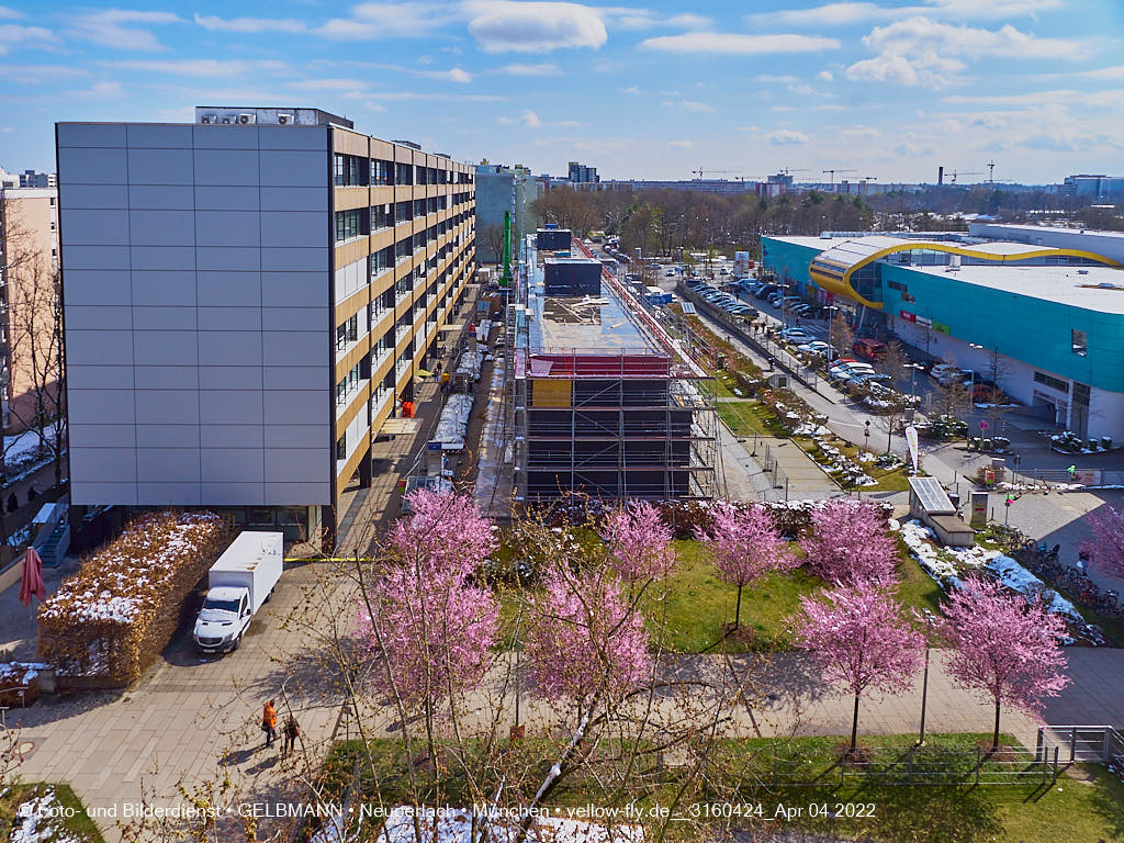 04.04.2022 - Baustelle Montessori Schule in Neuperlach