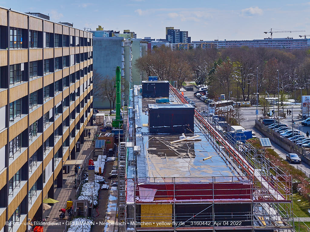 04.04.2022 - Baustelle Montessori Schule in Neuperlach