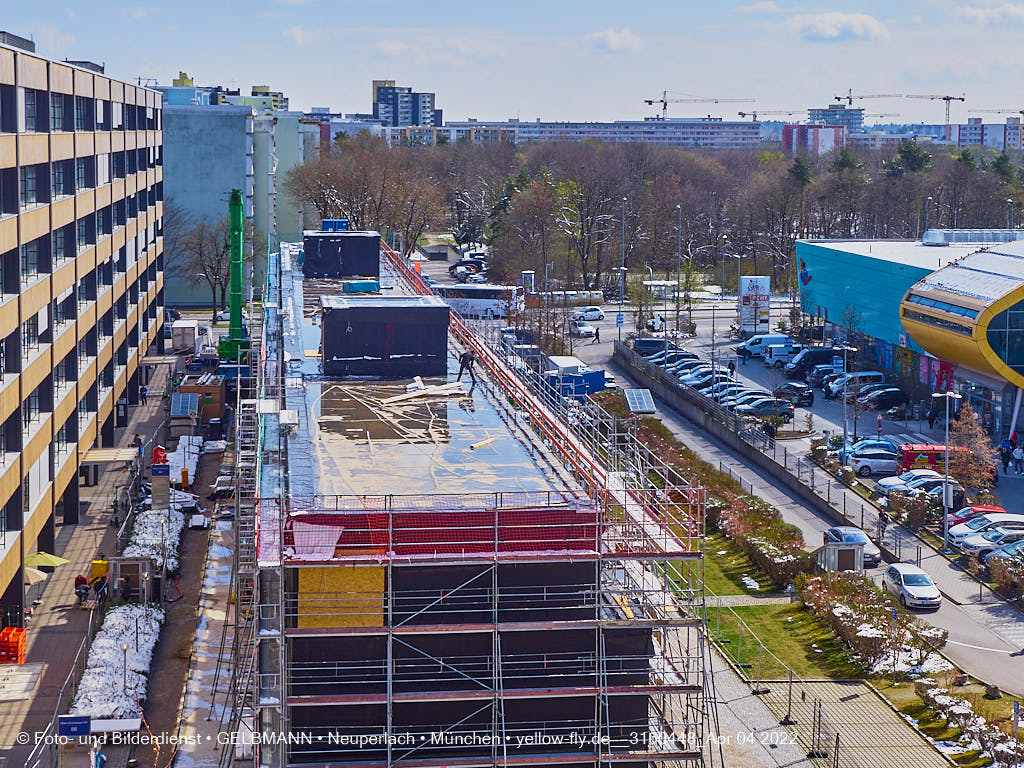 04.04.2022 - Baustelle Montessori Schule in Neuperlach