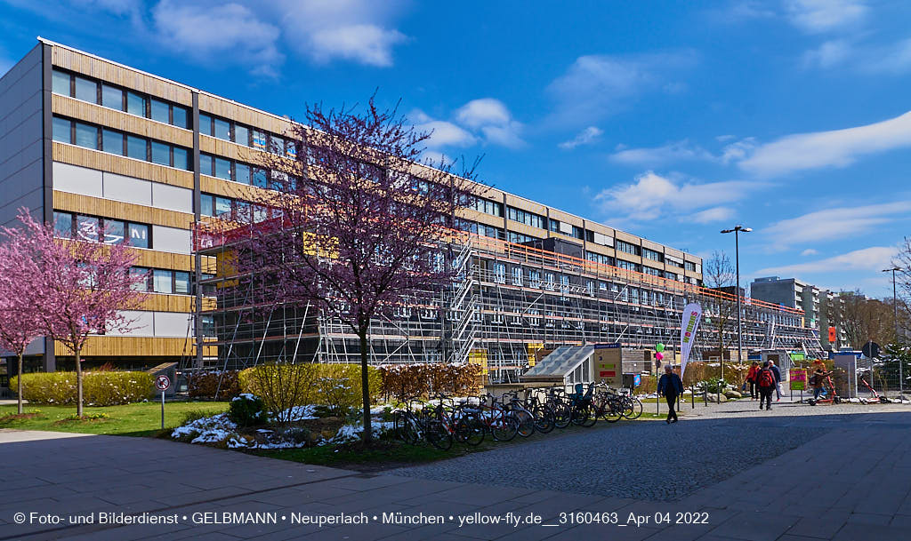 04.04.2022 - Baustelle Montessori Schule in Neuperlach