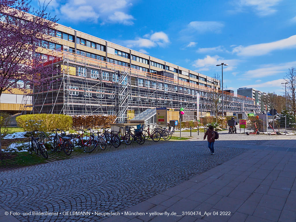 04.04.2022 - Baustelle Montessori Schule in Neuperlach