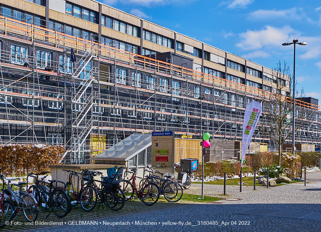 04.04.2022 - Baustelle Montessori Schule in Neuperlach