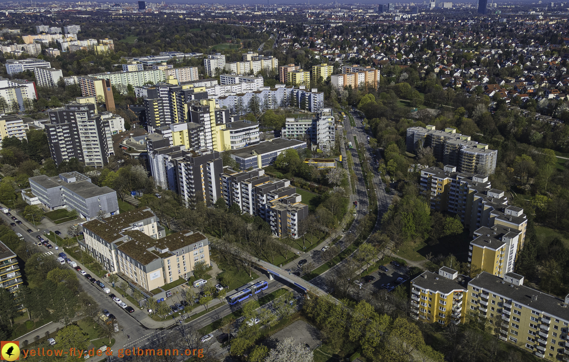 20.04.2022 - Marx-Zentrum und Karl-Marx-Ring 53-57 in Neuperlach