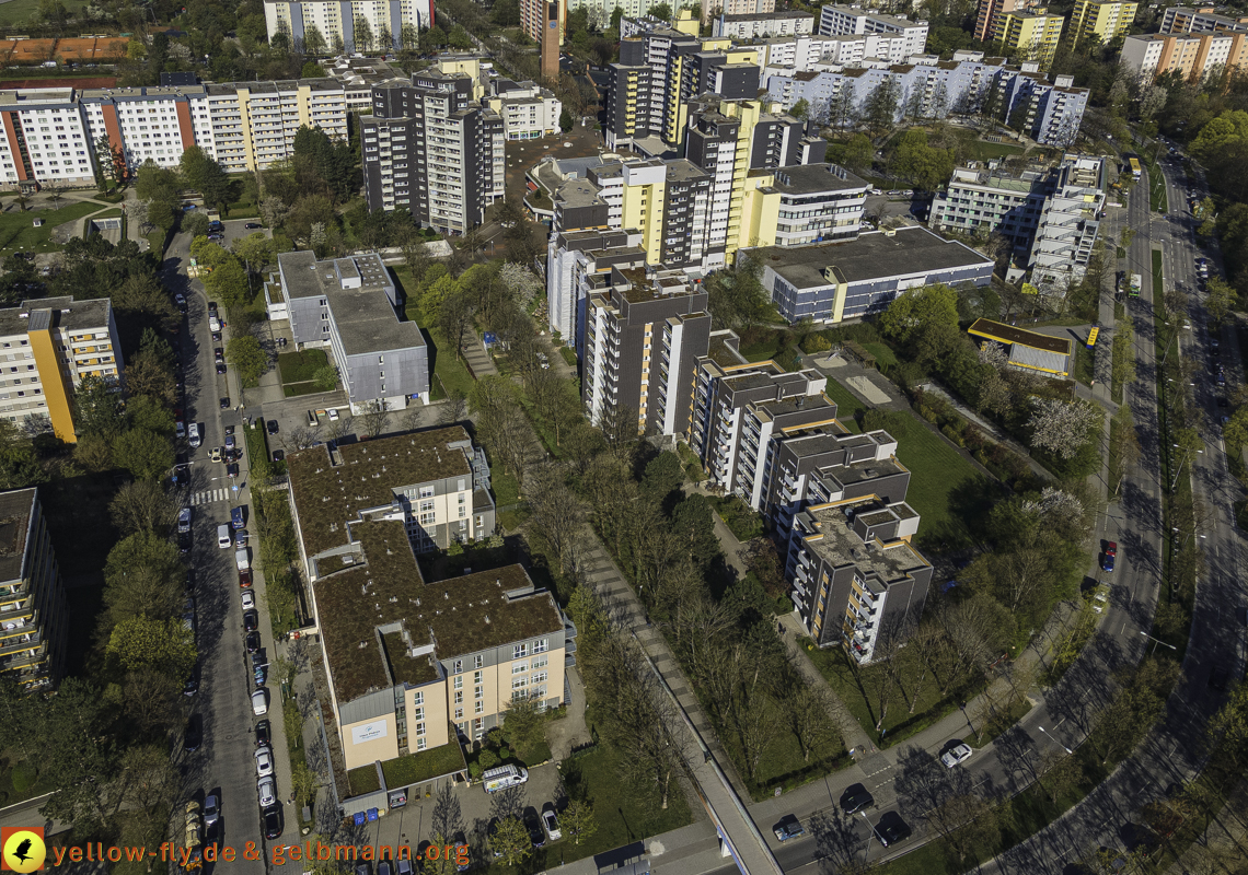 20.04.2022 - Marx-Zentrum und Karl-Marx-Ring 53-57 in Neuperlach