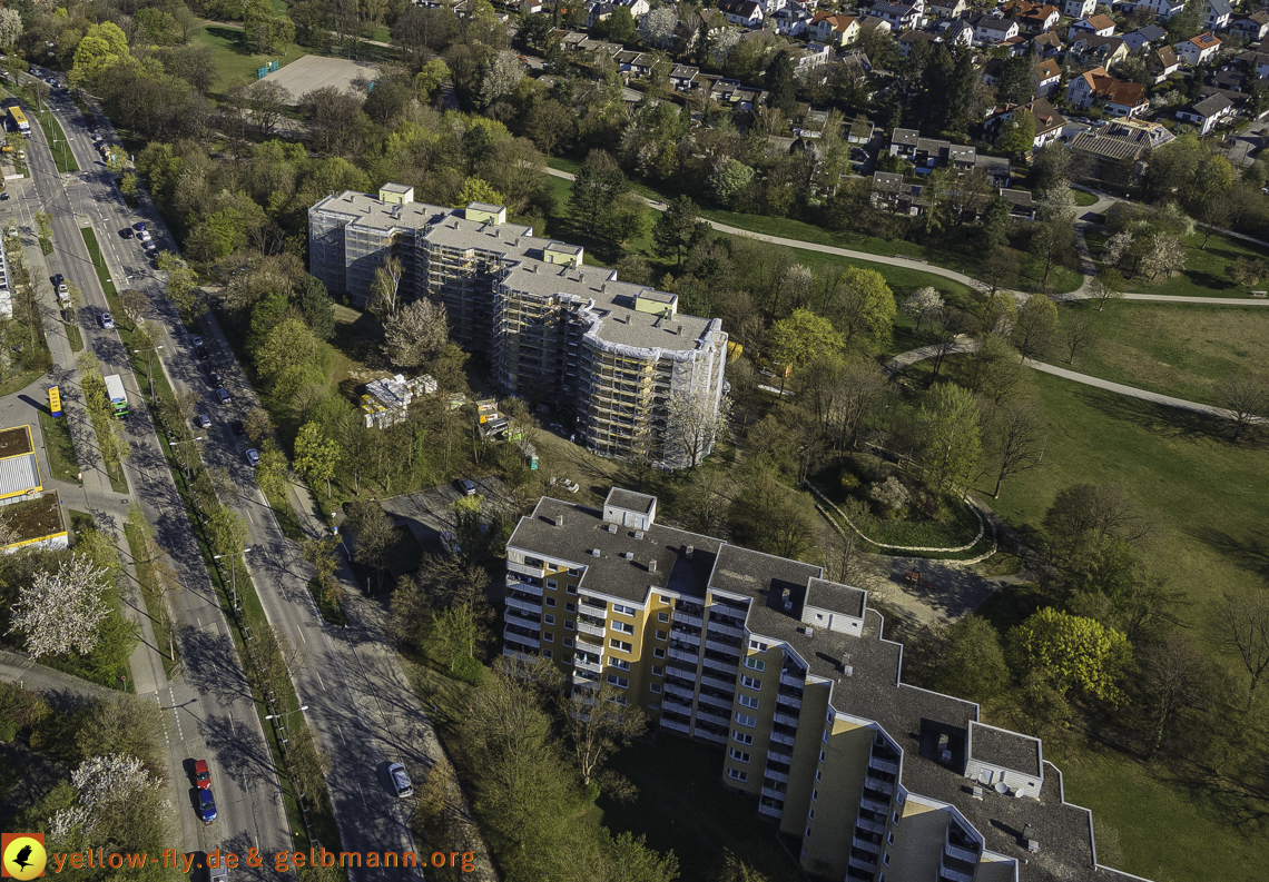 20.04.2022 - Marx-Zentrum und Karl-Marx-Ring 53-57 in Neuperlach