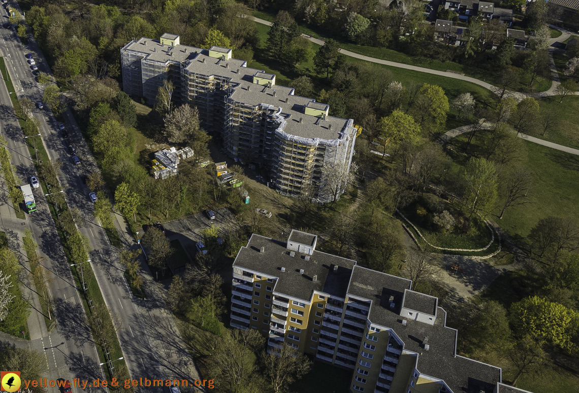 20.04.2022 - Marx-Zentrum und Karl-Marx-Ring 53-57 in Neuperlach