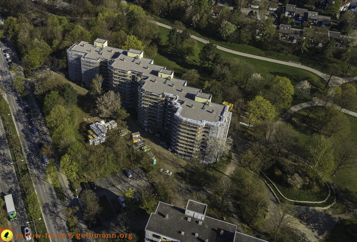 20.04.2022 - Marx-Zentrum und Karl-Marx-Ring 53-57 in Neuperlach