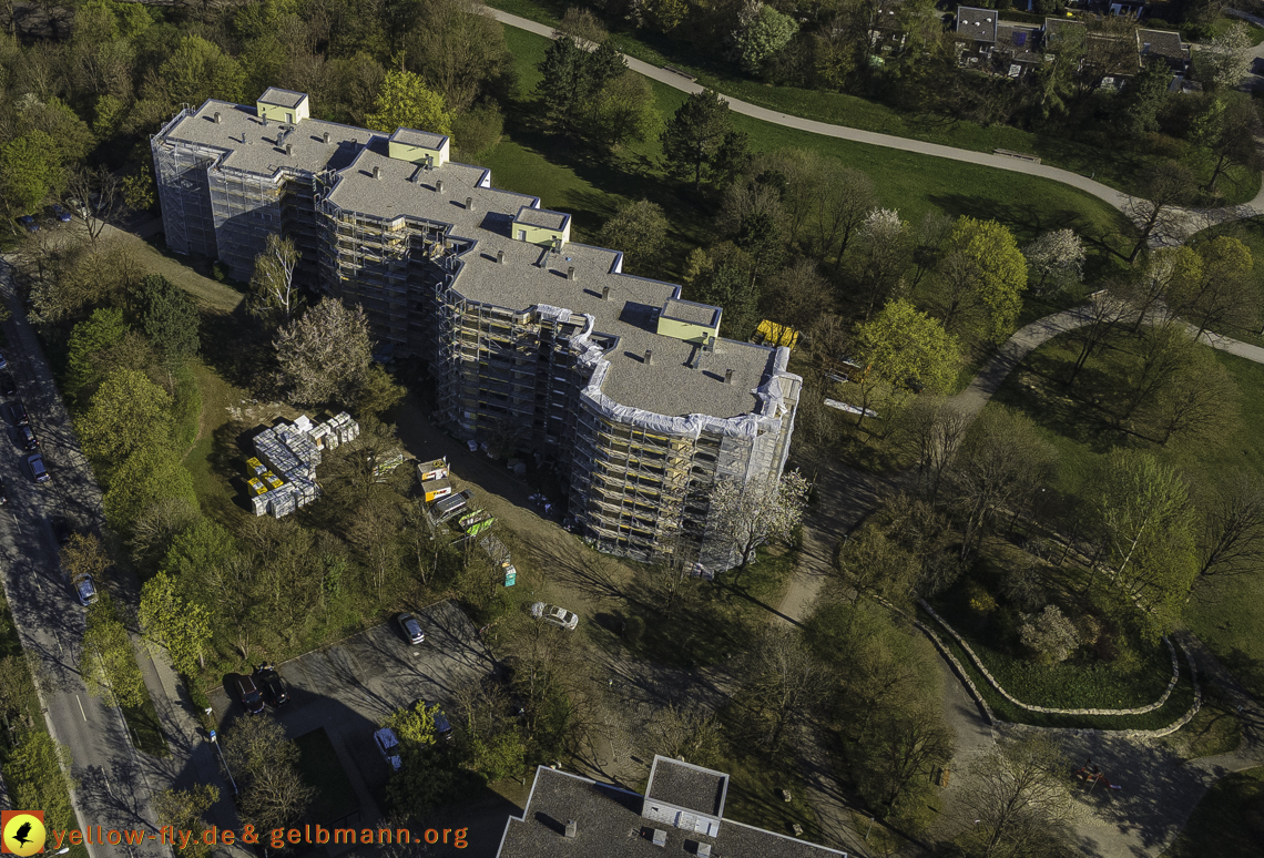 20.04.2022 - Marx-Zentrum und Karl-Marx-Ring 53-57 in Neuperlach