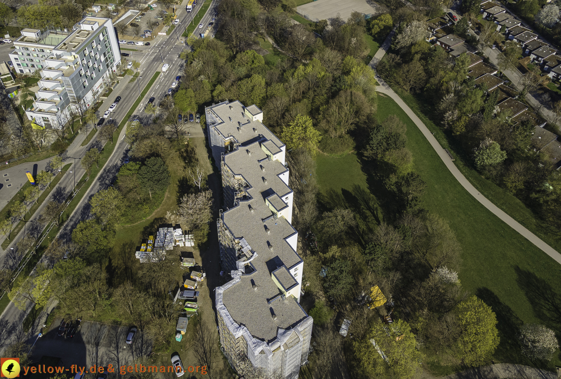 20.04.2022 - Marx-Zentrum und Karl-Marx-Ring 53-57 in Neuperlach
