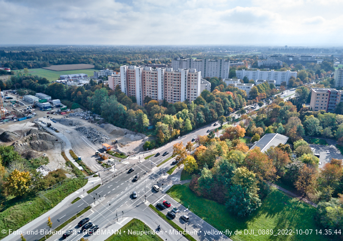 07.10.2022 - Baustelle Alexisquartier in Neuperlach