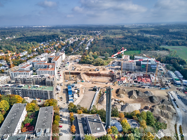 07.10.2022 - Baustelle Alexisquartier in Neuperlach