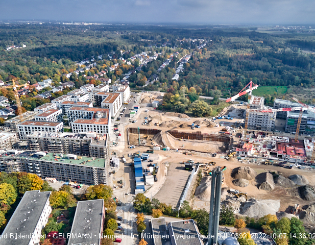 07.10.2022 - Baustelle Alexisquartier in Neuperlach