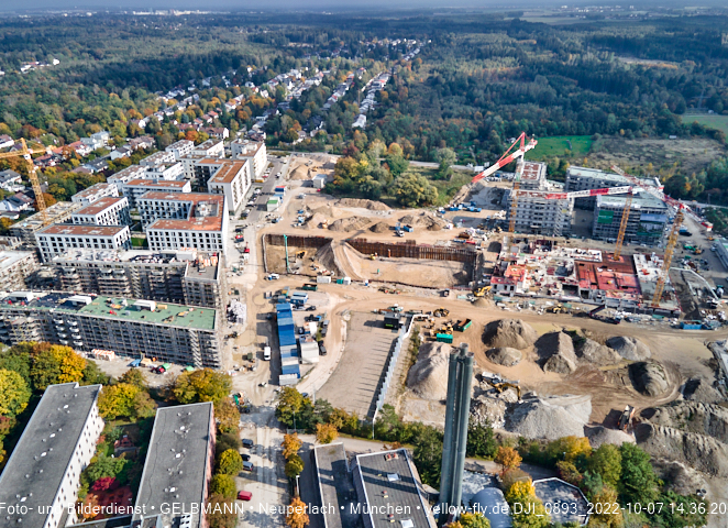 07.10.2022 - Baustelle Alexisquartier in Neuperlach