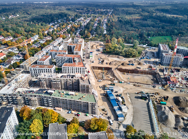 07.10.2022 - Baustelle Alexisquartier in Neuperlach