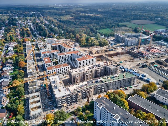 07.10.2022 - Baustelle Alexisquartier in Neuperlach