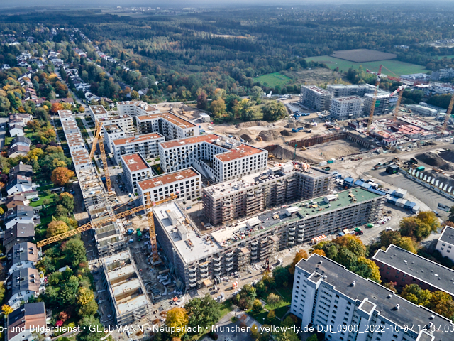 07.10.2022 - Baustelle Alexisquartier in Neuperlach