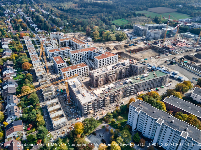 07.10.2022 - Baustelle Alexisquartier in Neuperlach
