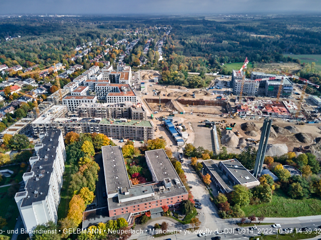 07.10.2022 - Baustelle Alexisquartier in Neuperlach