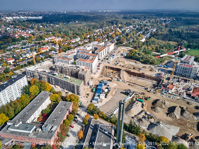 07.10.2022 - Baustelle Alexisquartier in Neuperlach