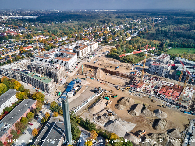 07.10.2022 - Baustelle Alexisquartier in Neuperlach