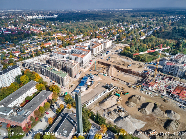 07.10.2022 - Baustelle Alexisquartier in Neuperlach