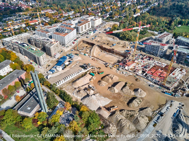 07.10.2022 - Baustelle Alexisquartier in Neuperlach