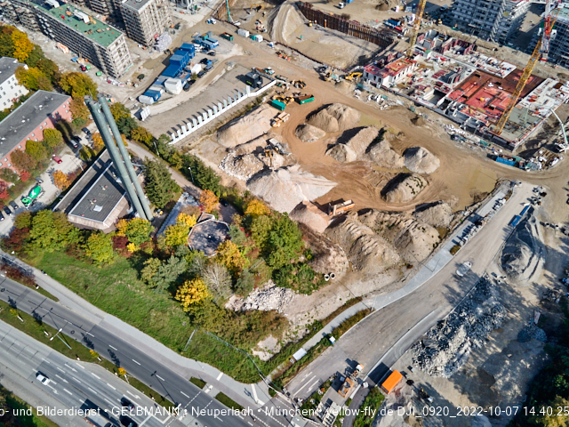 07.10.2022 - Baustelle Alexisquartier in Neuperlach