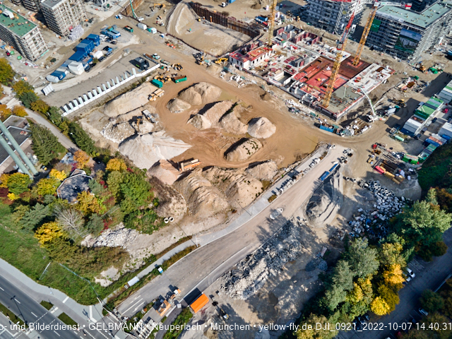 07.10.2022 - Baustelle Alexisquartier in Neuperlach