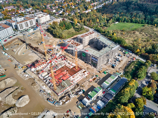 07.10.2022 - Baustelle Alexisquartier in Neuperlach