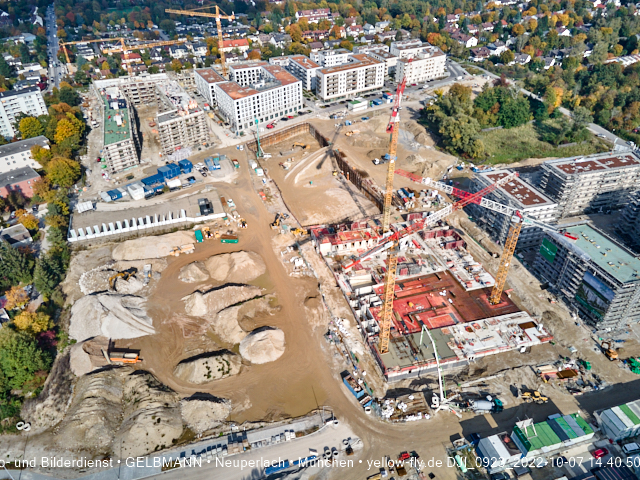 07.10.2022 - Baustelle Alexisquartier in Neuperlach