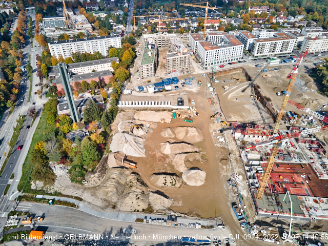 07.10.2022 - Baustelle Alexisquartier in Neuperlach