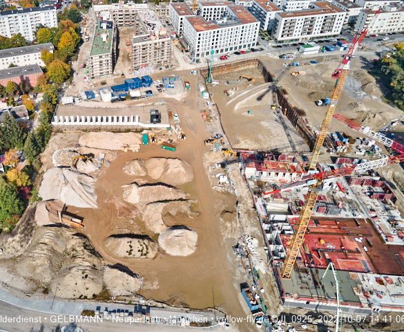 07.10.2022 - Baustelle Alexisquartier in Neuperlach