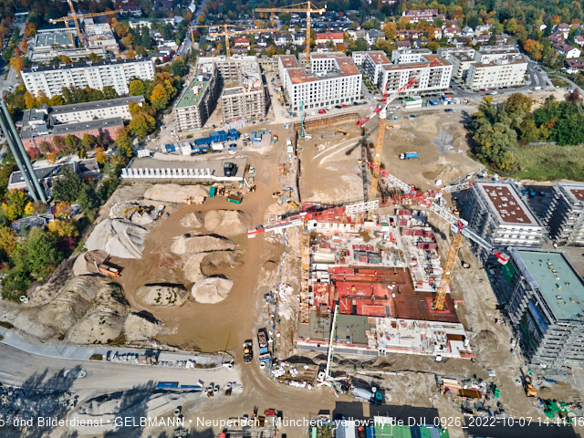 07.10.2022 - Baustelle Alexisquartier in Neuperlach