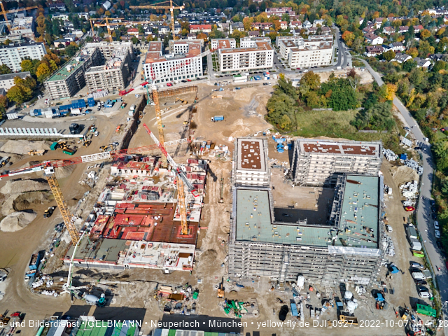 07.10.2022 - Baustelle Alexisquartier in Neuperlach