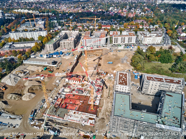 07.10.2022 - Baustelle Alexisquartier in Neuperlach