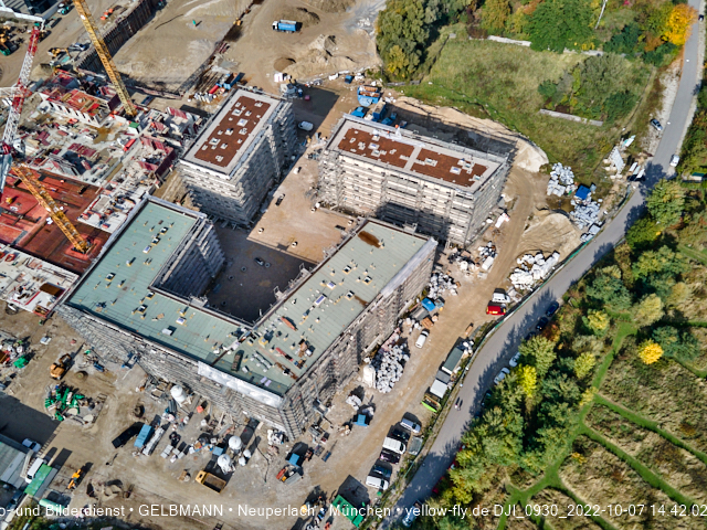 07.10.2022 - Baustelle Alexisquartier in Neuperlach