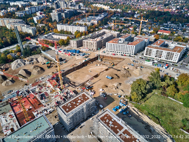 07.10.2022 - Baustelle Alexisquartier in Neuperlach