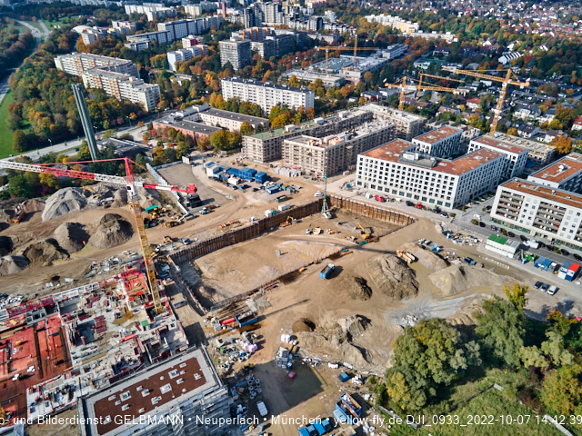 07.10.2022 - Baustelle Alexisquartier in Neuperlach