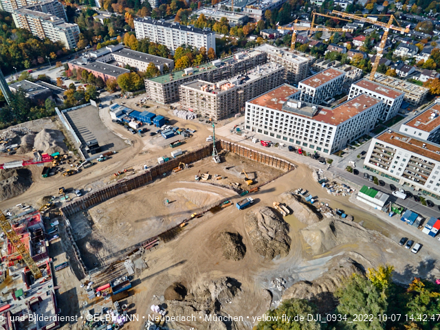 07.10.2022 - Baustelle Alexisquartier in Neuperlach