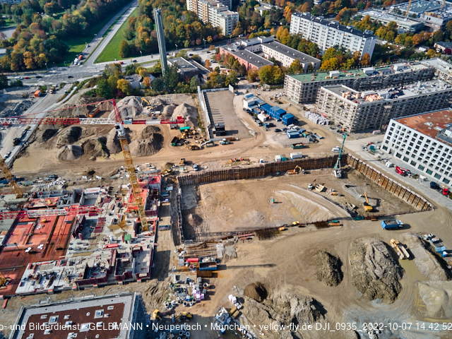 07.10.2022 - Baustelle Alexisquartier in Neuperlach