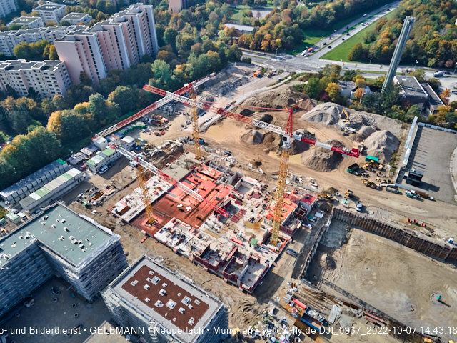 07.10.2022 - Baustelle Alexisquartier in Neuperlach