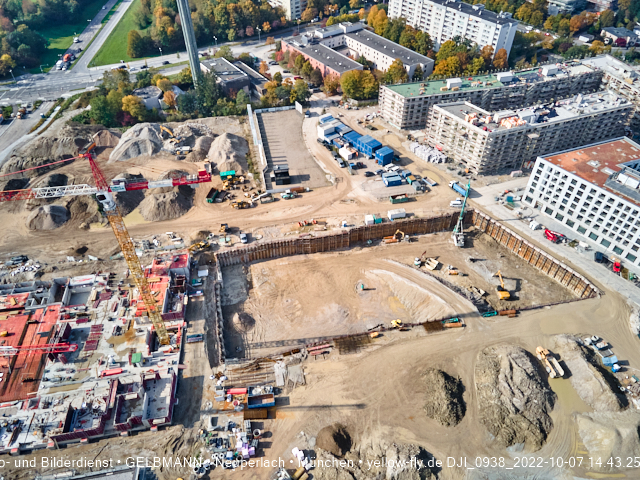 07.10.2022 - Baustelle Alexisquartier in Neuperlach