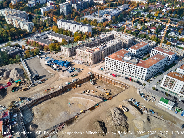 07.10.2022 - Baustelle Alexisquartier in Neuperlach