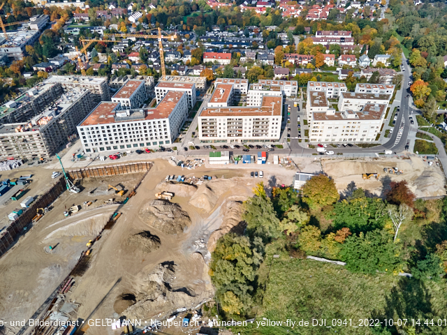 07.10.2022 - Baustelle Alexisquartier in Neuperlach