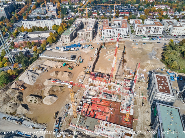 07.10.2022 - Baustelle Alexisquartier in Neuperlach