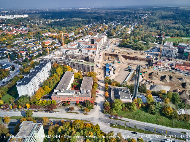 07.10.2022 - Baustelle Alexisquartier in Neuperlach