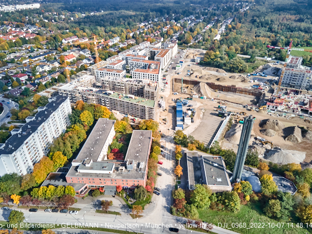 07.10.2022 - Baustelle Alexisquartier in Neuperlach