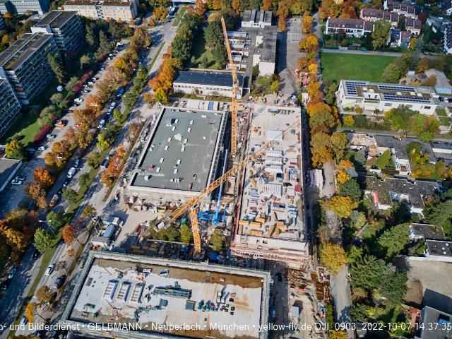07.10.2022 - Baustelle an der Grundschule in Neuperlach